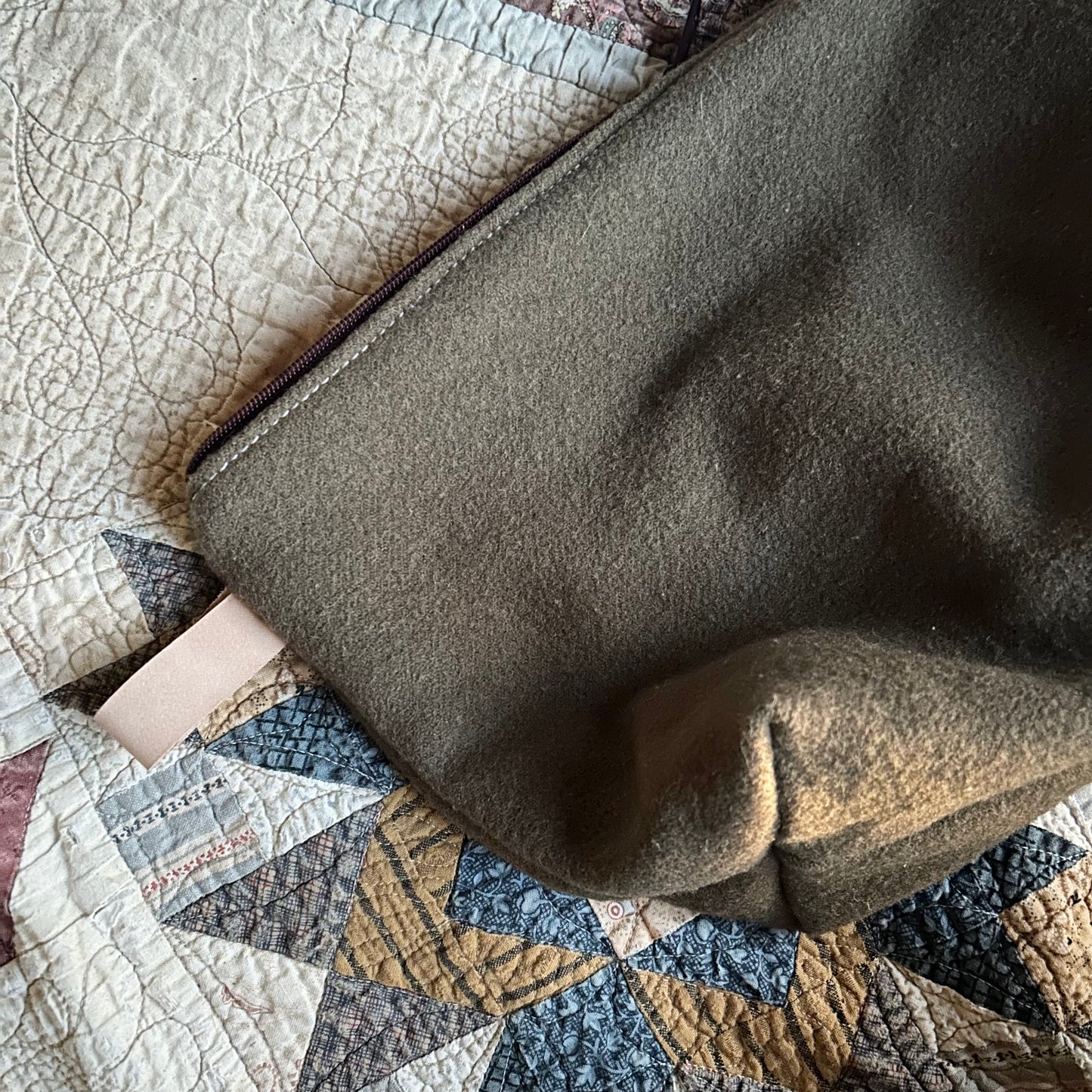 Vintage Wool Pocket Bags