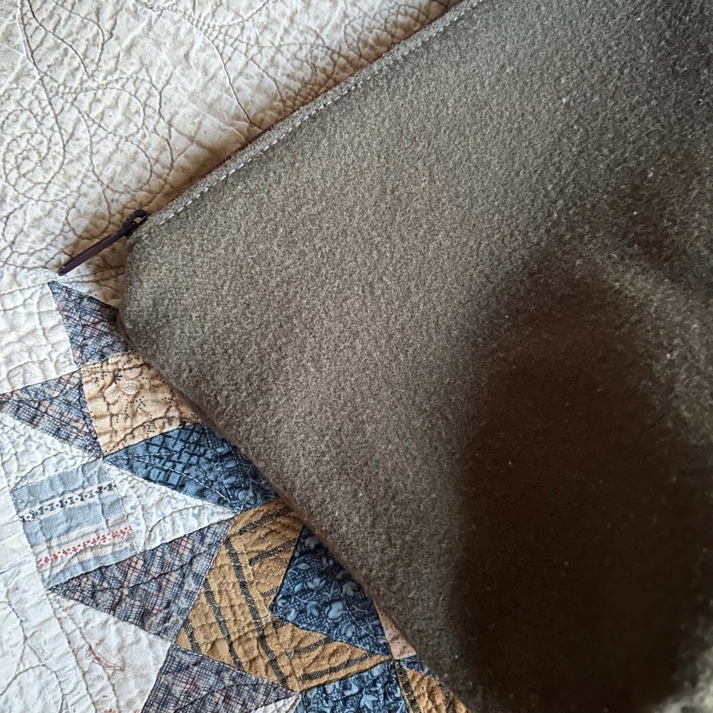 Vintage Wool Pocket Bags